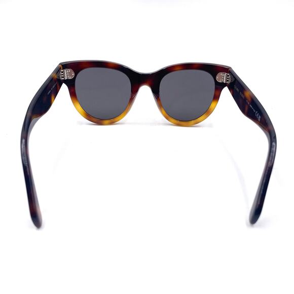 Celine Tortoise Shell Sunglasses Round Havana Gray Acetate Frame CL4003IN - Picture 5 of 11